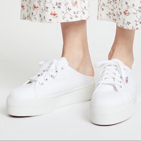 Superga Shoes - superga platform slipons